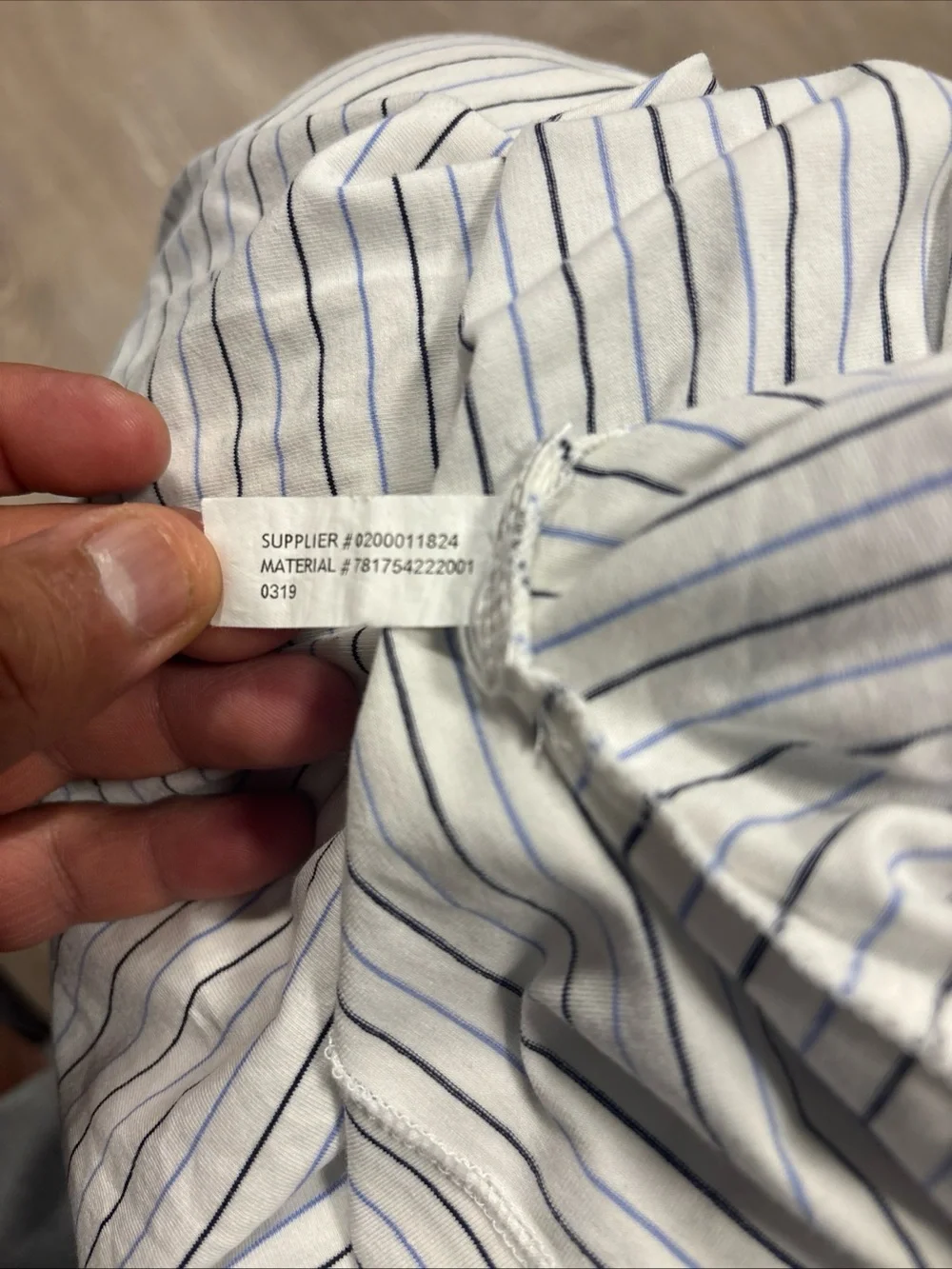 Polo Golf Ralph Lauren Polo X Mammut Dune Mens L White Stripe Stretch Lisle